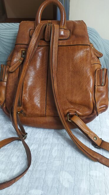 Рюкзаки: Рюкзак Hill Burry из натуральной кожи - Материал: натуральная кожа — 9