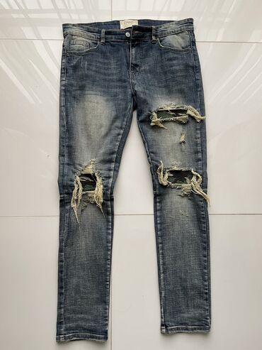 джинсы размер 42: Джинсы и брюки, цвет - Бежевый, Новый