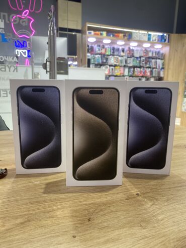 Poco: IPhone 15 Pro Max, Новый, 256 ГБ, Синий, Кабель, Коробка, 100 %