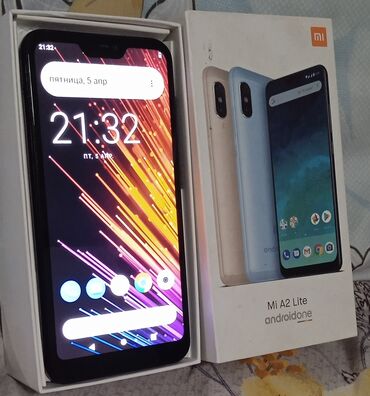 Мобильные телефоны: Xiaomi, Б/у, 32 ГБ, цвет - Черный, 2 SIM