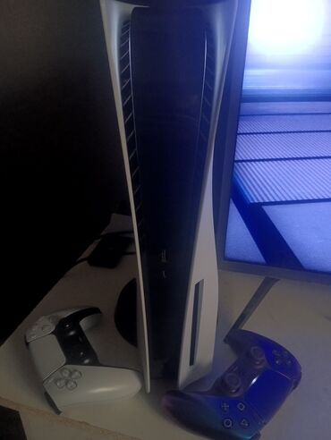 диски плейстейшен 5: Игровая консоль Sony PlayStation 5 фат 5+ два геймпада оригинальная