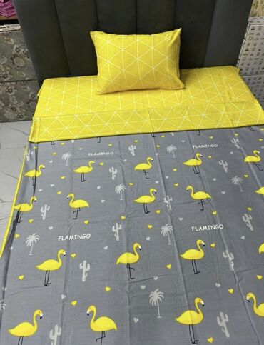 стиль постельное белье: Комплект постельного белья с принтом в клетку, выполненный в синих и