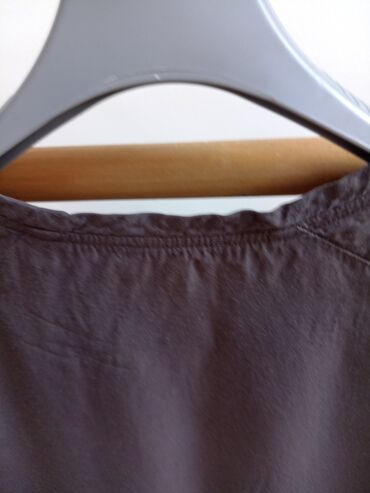 Bluze: M (EU 38), Viskoza, Jednobojni, bоја - Braon — 8