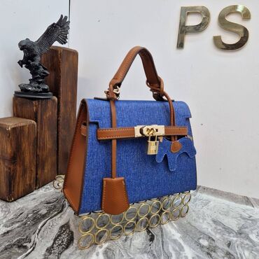 Torbe: Elegantna torbica, Hermes, Materijal: Koža, Lakovana koža — 12