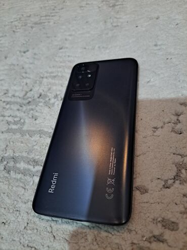телефоны xiaomi redmi рассрочка: Xiaomi, Redmi 10, Б/у, 128 ГБ, цвет - Серый, 2 SIM