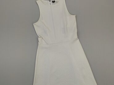 biała sukienki gościa na wesele: Dress, S (EU 36), H&M, condition - Good
