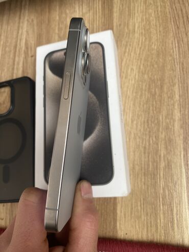 Apple iPhone: IPhone 15 Pro, Б/у, 128 ГБ, Natural Titanium, Чехол, Коробка, 87 % at lalafo.kg — 7 Apple iPhone: IPhone 15 Pro, Б/у, 128 ГБ, Natural Titanium, Чехол, Коробка, 87 % — 7