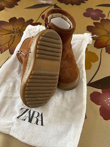 Детская обувь: Uşaq üçün ayaqqabı "ZARA". Çox səliqəli geyinilib. Yenisindən — 3