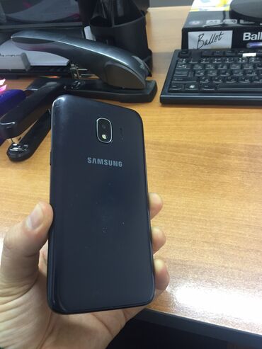 самсук телефон: Samsung Galaxy J2 2016, Б/у, 16 ГБ, цвет - Черный, 2 SIM