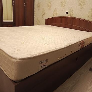 Mebel: İşlənmiş, İkinəfərlik çarpayı, Bazalı, Matras ilə, Siyirməsiz, Azərbaycan — 3