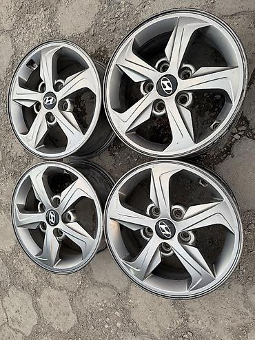 aeolus e70: Литые Диски R 15 Hyundai, Комплект, отверстий - 5, Б/у — 3