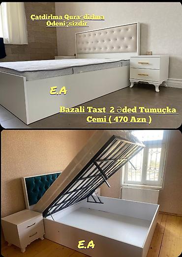 tek kravat: Yeni, İkinəfərlik çarpayı, Bazalı, Matras ilə, Siyirməsiz, Rusiya — 1