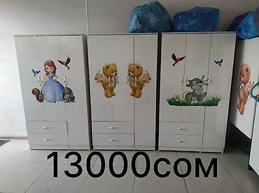 Шифоньеры, шкафы для одежды: Шифоньер, шкаф для одежды, Прямой, ЛДСП — 11