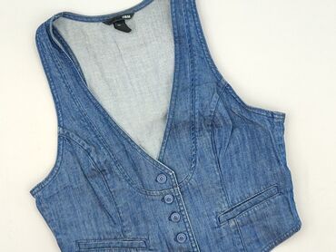 mohito spodnie jeansy: H&M, Women`s waistcoat, size L (EU 40)