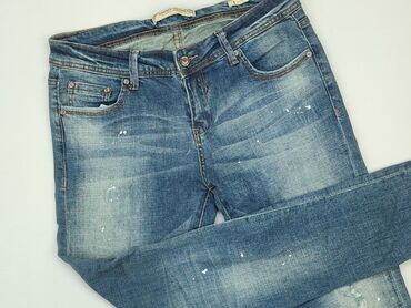 jeansy z nadrukiem: Jeans, S (EU 36), condition - Fair