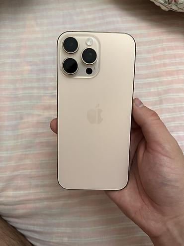 Apple iPhone: IPhone 16 Pro Max, Б/у, 512 ГБ, Desert Titanium, Защитное стекло, 93 % — 1