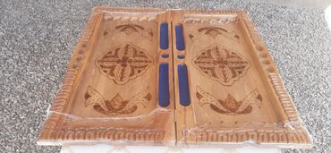 Nərdlər: Taxta nəqşli nərd taxtası - Material: taxta və qoz agaci (əl oyma -da lalafo.az — 22 Nərdlər: Taxta nəqşli nərd taxtası - Material: taxta və qoz agaci (əl oyma — 22