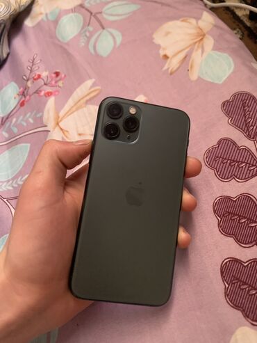 телефоны бу ош: IPhone 11 Pro, Колдонулган, 256 ГБ, Жашыл, Каптама, 67 %