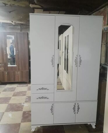 Dolablar: Yeni, Açılan, 3 qapılı Düz dolab, Qarderob, paltar dolabı — 11