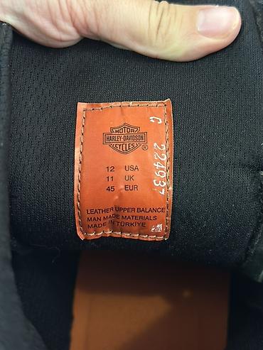 мото обувь: Продаю Мотоциклетные ботинки Harley-Davidson, черные, высокие. - — 6