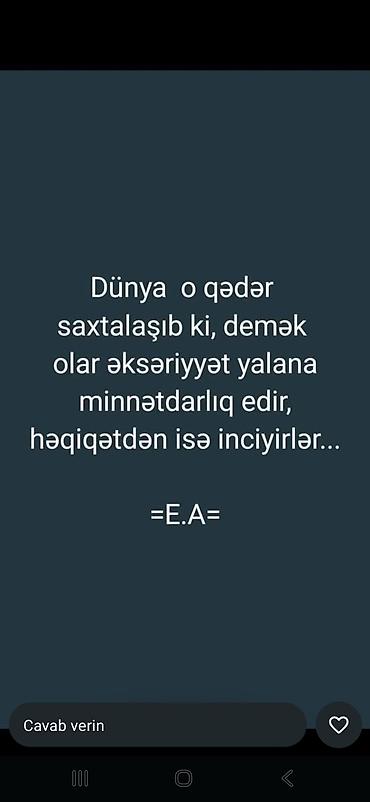 ev işi axtarıram: Xadimə tələb olunur, 46 yaşdan yuxarı, 6 ildən artıq təcrübə — 6