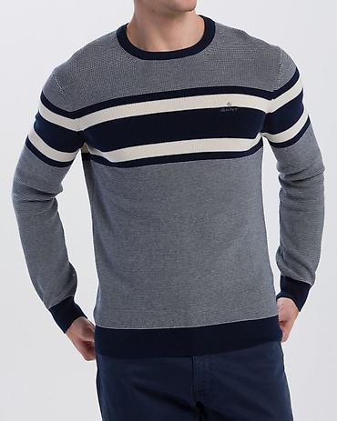 свиты: Мужской свитер, M, Gant, Б/у, цвет - Синий — 1