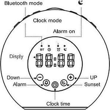 Satovi za kuću: WAKE-UP LIGHT NOVO LAMPA, BUDILNIK I SAT 3U1 IZLAZAK SUNCA | Cene — 14