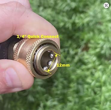 Tools & Equipment: Adapter za prskalice pod pritiskom + set brzih dizni 1/4" — 3