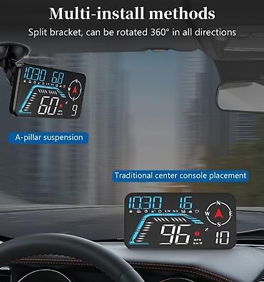 marke vozila: Multifunkcionalni HUD Head-Up Display za vozila (G12-HUD) - — 6