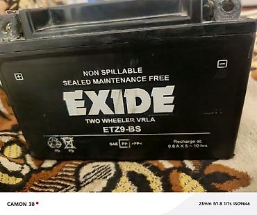 EXIDE ETZ9-BS motosiklet akkumulyatoru - Növ: VRLA (valf ilə lalafo.az -da EXIDE ETZ9-BS motosiklet akkumulyatoru - Növ: VRLA (valf ilə