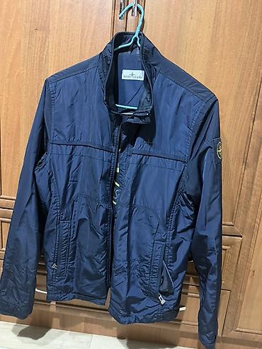 мурской куртка: Легкая мужская куртка Stone Island, темно‑синяя — 1