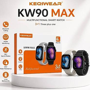 Ağıllı saat Keqiwear KW90 Max (3+1) Keqiwear KW90 Max – həm dizaynı