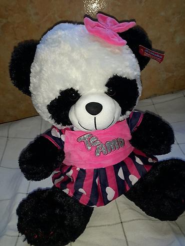panda kukla sekilleri: Məhsul: Yumşaq oyuncağ – panda ayısı - Ölçü: Təxminən 40 sm hündürlük — 4