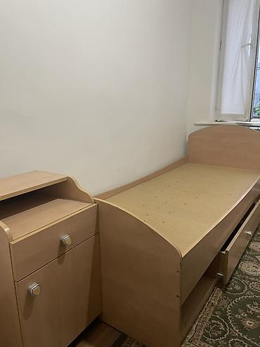 bunk bed: Односпальная кровать с выдвижным ящиком и открытой полкой + — 2
