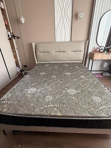 планетар: Двуспальная кровать, Новый, С матрасом, длина - 200 см — 2