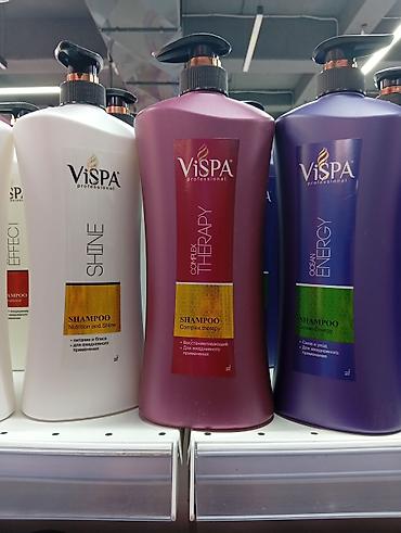 ViSPA Professional — шампуни в больших флаконах с помпой, объем 1 л