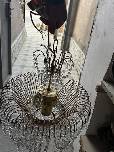 parda tül: Çılçıraq, 6 lampa, Metal — 5