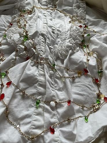 Aksesuarlar: Satılır – orijinal Chanel vintage boyunbağı. Lüks, nadir və tamamilə — 9