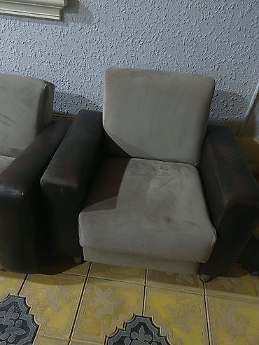 bravo divan: İşlənmiş, Divan, 2 kreslo, Bazalı, Açılan — 3