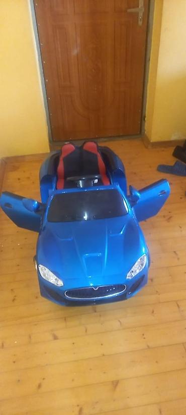 Детские электрокары: Uşaq üçün elektrikli minik maşını – mavi rəng - İkioturacaqlı sport — 2