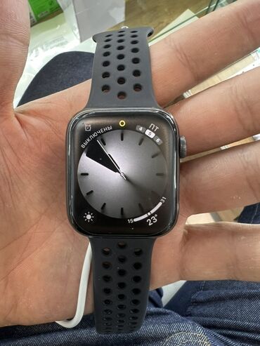 apple watch 7 цена бишкек: Оригинальный Apple Watch SE 44mm Состояние отличное Без коробки Цвет
