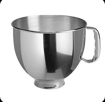 Блендеры, комбайны, миксеры: Стационарный планетарный миксер KitchenAid ARTISAN 4.8 л, фарфоровый — 3