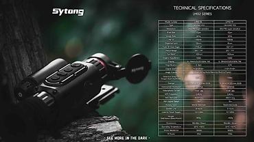 Оптикалык мээлеткичтер: Sytong LM02-25 LRF с дальномером 1000 метров и баллистическим — 5