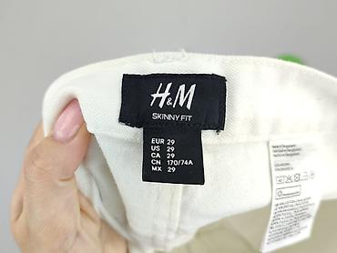 bluzki basic białe: H&M, Jeansy damskie, rozmiar M — 4