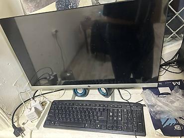asus tuf dash: HP masaüstü kompüter sistemi Komplekt: - HP monitor (gümüş çərçivə — 5