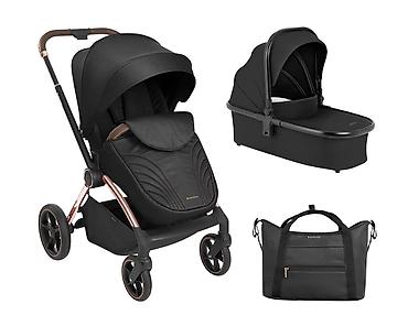 95 just do it: KIKKA BOO Kolica KARA black set 2u1 sa tvrdom korpom – SKU: KKB2 — 1