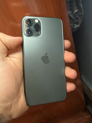 айфон 5: IPhone 11 Pro, Колдонулган, 512 ГБ, Жашыл, Каптама, 72 %