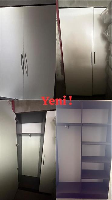 wkaf: Yeni, 2 qapılı, Ağ, Açılan, Düz dolab — 1