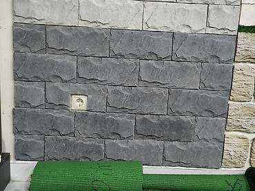 dekor daşlar: Dekorativ daş panel/üzlük - Material: dekorativ daş fakturalı divar — 1