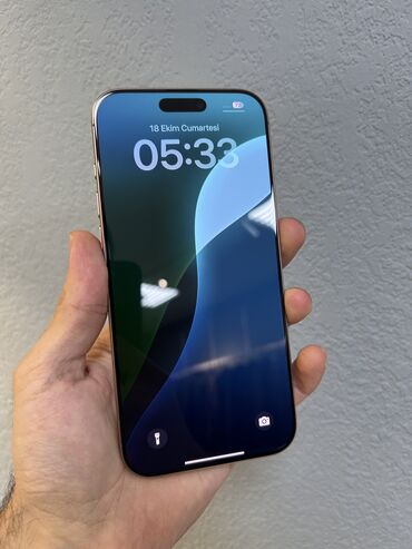 iphone 15 ikinci el: IPhone 16 Pro Max, 256 GB, Desert Titanium, Zəmanət, Face ID